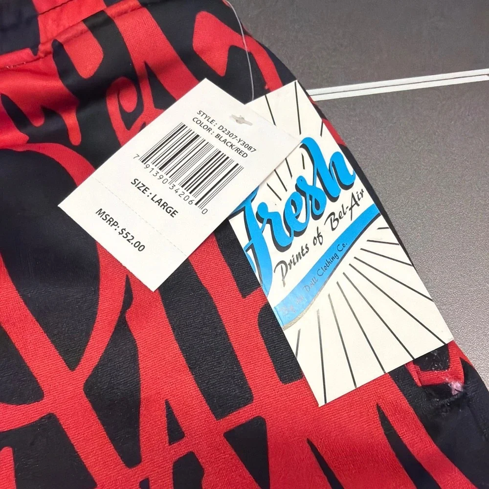 Fresh Prints of Bel-Air By Drill Clothing Co. Men's Size Large Board Shorts NWT!